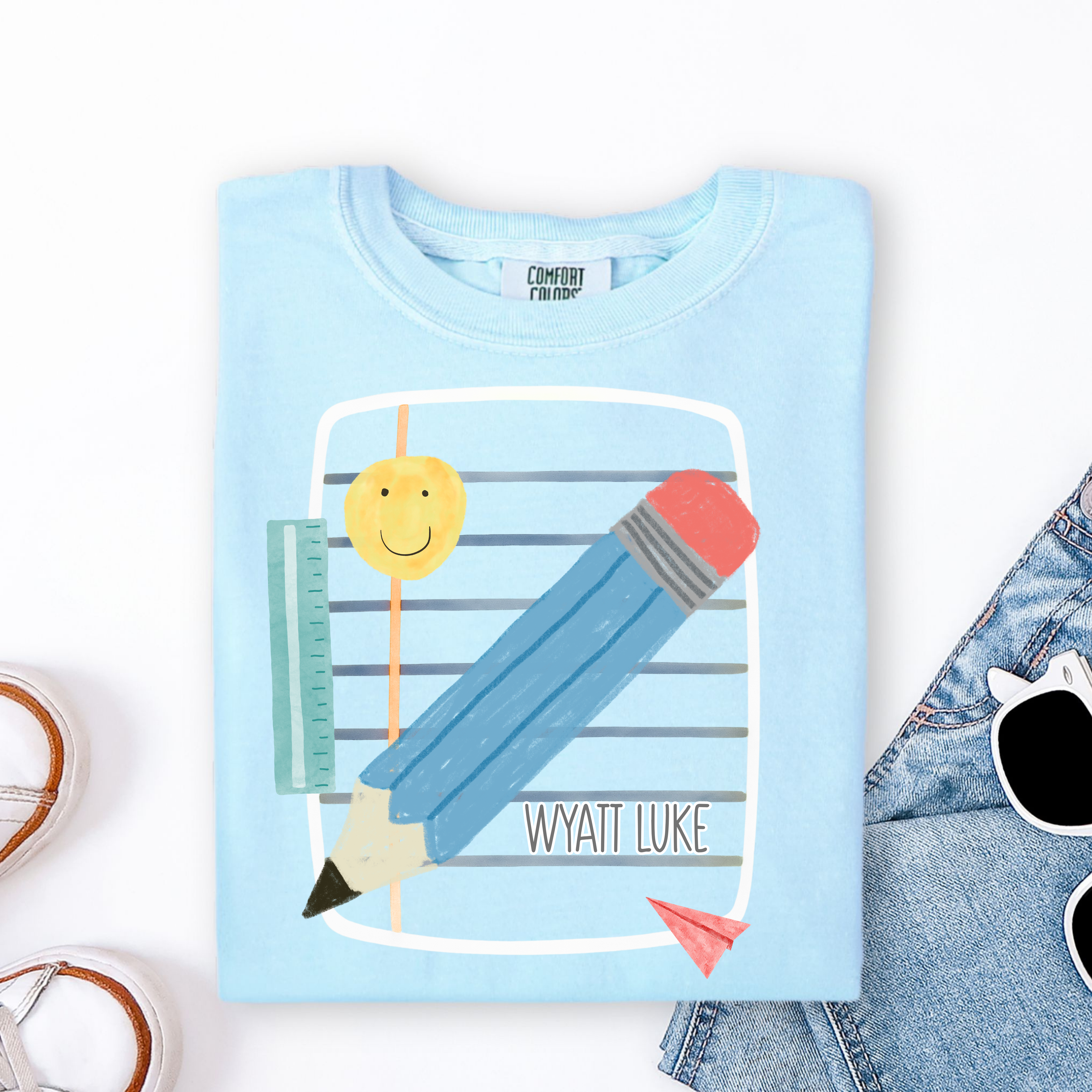 Customized boys back to school PNG